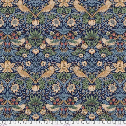 Free Spirit - Morris & Co - Strawberry Thief, Navy