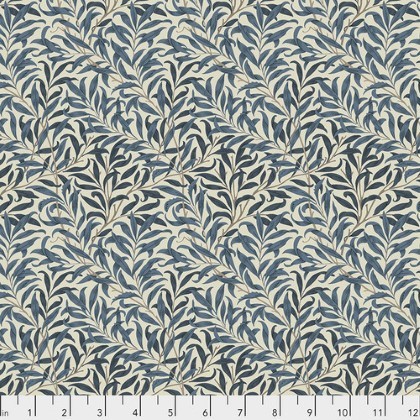 Free Spirit - Morris & Co - Willow Boughs, Navy