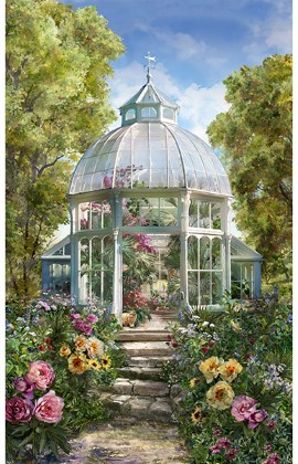 Hoffman California - Botanical House - 27' Panel, Green