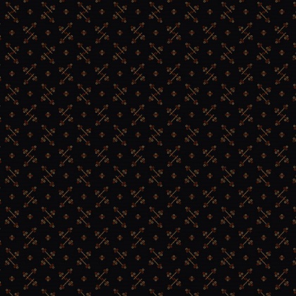 Marcus Fabrics - Butternut and Peppercorn - Paprika, Black