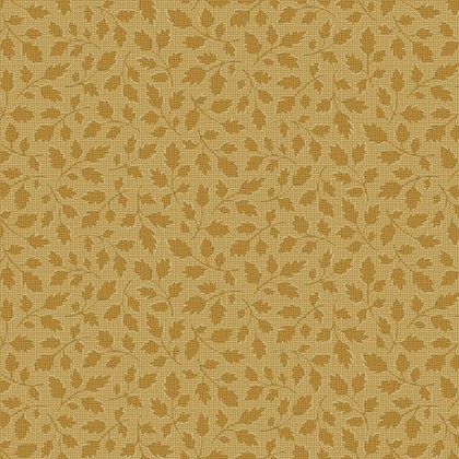 Marcus Fabrics - Ginger Grove - Leaves, Gold