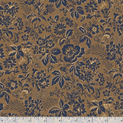 Marcus Fabrics - Indigo Neutrals - Field Flowers, Canyon