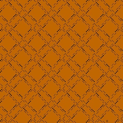 Marcus Fabrics - Paula's New Companions - Dotted Grid, Cheddar