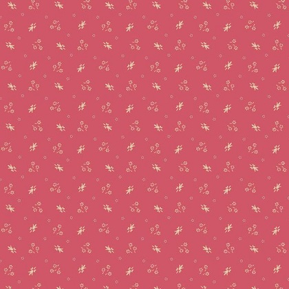 Marcus Fabrics - Paula's New Companions - Flowerette, Pink