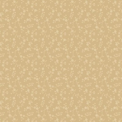 Marcus Fabrics - Paula's New Companions - Tossed Sprigs, Cream