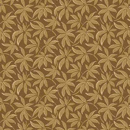 Marcus Fabrics - Rebekah's Basics - Leaves, Tan