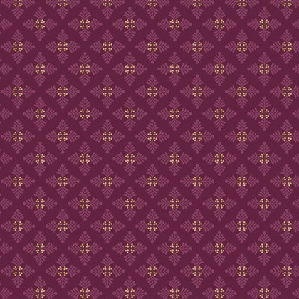 Marcus Fabrics - Scarecrow's Song - Medallion, Purple