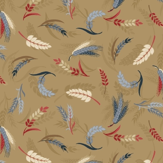 Marcus Fabrics - Songbook - Tossed Wheat, Tan