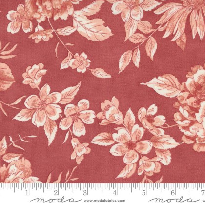 Moda - 108' Sandalwood - Large Floral, Rosewood