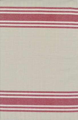 Moda - Enamoured Toweling - 18' Hemmed Edge - Double Stripe, Stone