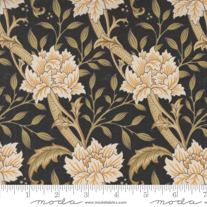 Moda - Morris Manor - Hammersmith Floral, Ebony