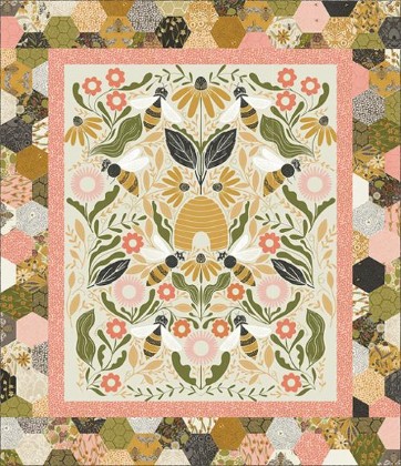 Moda Pattern - Featuring Bee Garden Collection - 50' x 58'