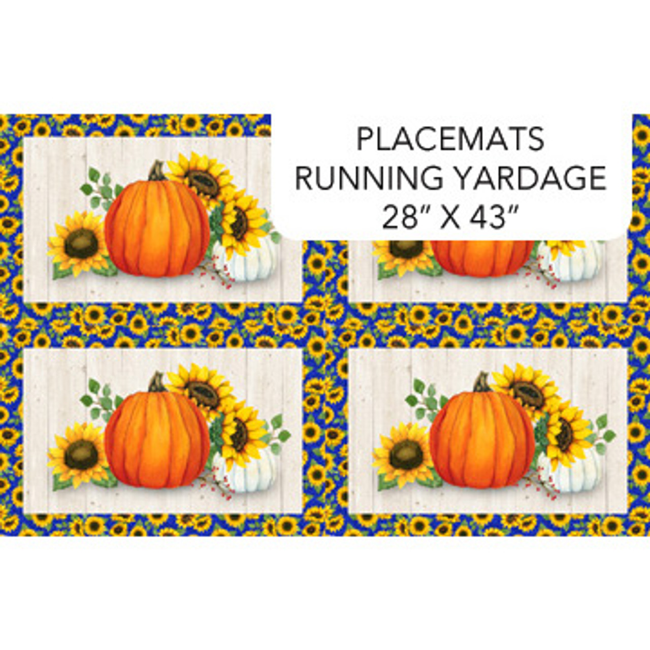 Northcott - Autumn Gathering - 28' Placemats, Cream