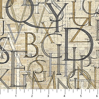 Northcott - My Type - Roman Letter, Charcoal