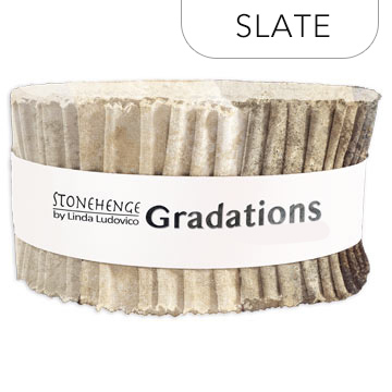 Northcott - Stonehenge Gradations - 40 x 2½' Strip Roll, Slate