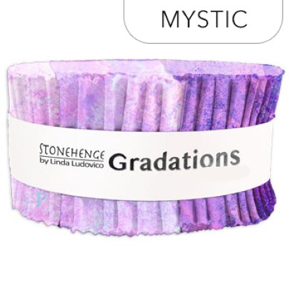 Northcott - Stonehenge Gradations II - 40 x 2½' Strip Roll, Mystic