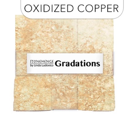 Northcott - Stonehenge Gradations Tiles - 42 - 10' Tiles, Iodized Copper