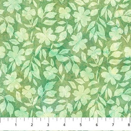 Northcott - Sweet Surrender - Muted Leaves, Green