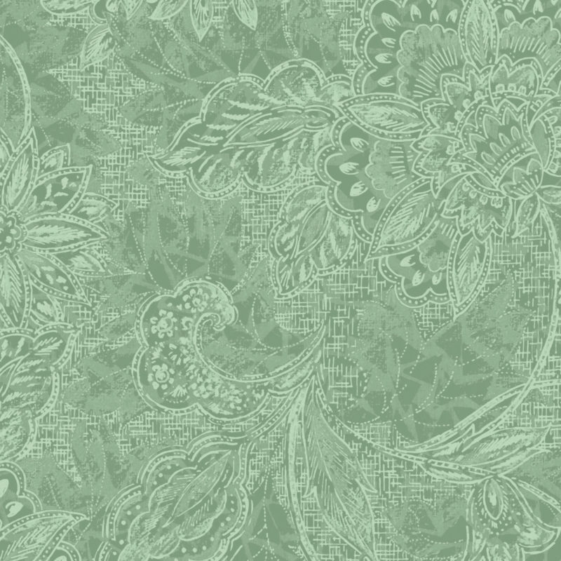 Oasis Fabrics - 118' Shadows - Jacquard, Sage