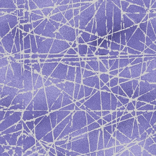 Oasis Fabrics - Intrique - Crackle, Purple/Silver Metallic