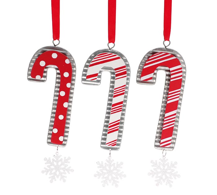 Ornament - Candy Cane, Asst