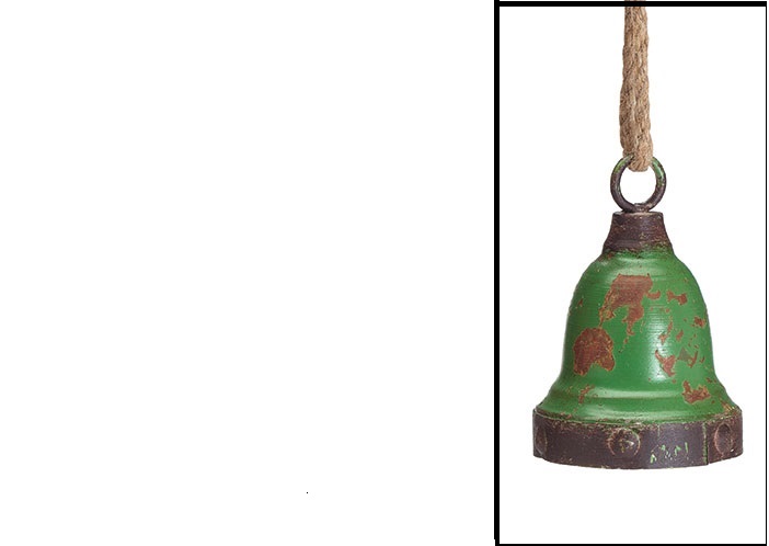 6” Metal Hanging Bell Ornament