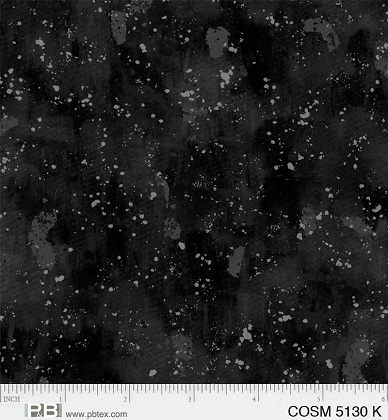 P & B Textiles - Cosmos - Basic Tonal, Black