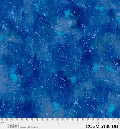 P & B Textiles - Cosmos - Basic Tonal, Dark Blue