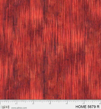 P & B Textiles - Hometown - Metal Texture, Red