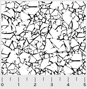 P & B Textiles - Ramblings 11 - Crackle, White