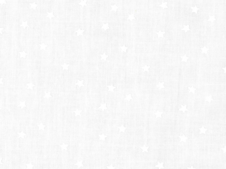 P & B Textiles - Ramblings Holiday - Stars, White on White