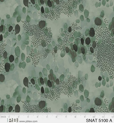 P & B Textiles - Serene Nature - Tonal Spots, Sage