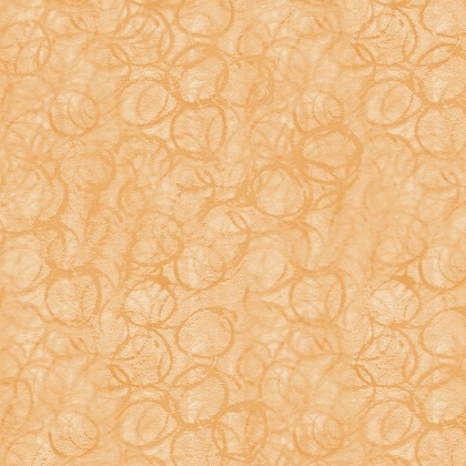 P & B Textiles - Still Life - Circle Texture, Orange