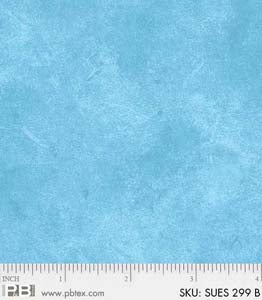 P & B Textiles - Suede - Blender, Blue