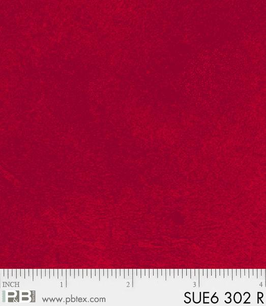 P & B Textiles - Suede 6, Red