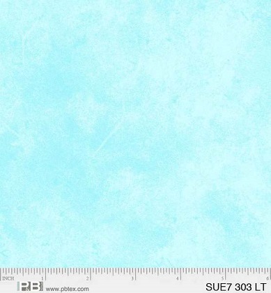 P & B Textiles - Suede 7 - Blender, Light Teal