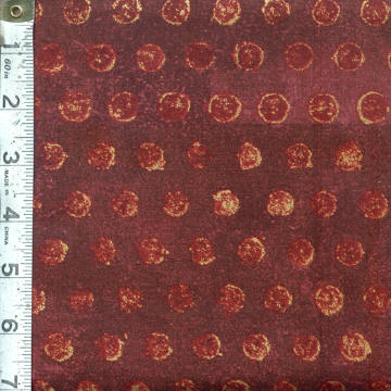 P & B Textiles - Tuscan Breeze - Dots, Red