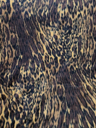 Polar Fleece - 60' Fleece - Jungle Cat, Brown