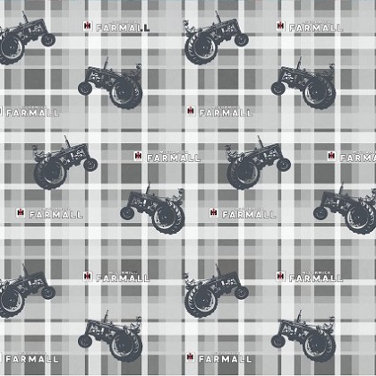 Print Concepts - Farmall - Country Living, Gray Plaid