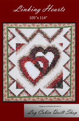 Quilt Pattern - Linking Hearts - Full Size