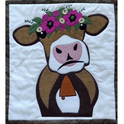 Quilt Wall Hanging Kit - Brown Cow