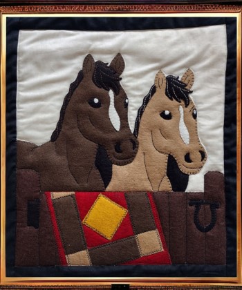 Quilt Wall Hanging Kit - Horses - Size: 10' × 6'