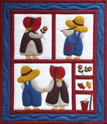 Quilt Wall Hanging Kit - Sue and Sam