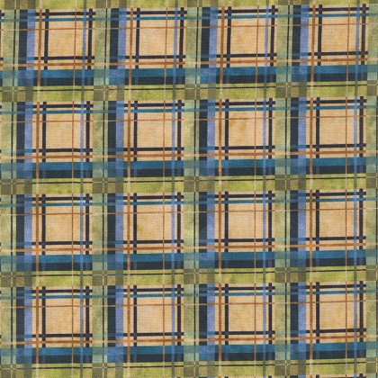 Quilting Treasures - Deer Ridge - Plaid, Tan