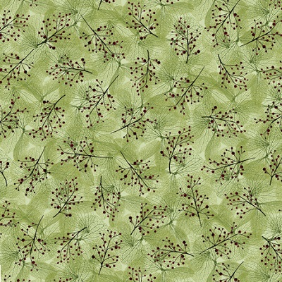 Quilting Treasures - Emma - Sprig, Light Moss