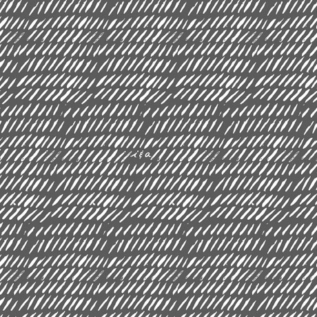 Quilting Treasures - Hippity Hop - Diagonal Dashes, Dark Gray