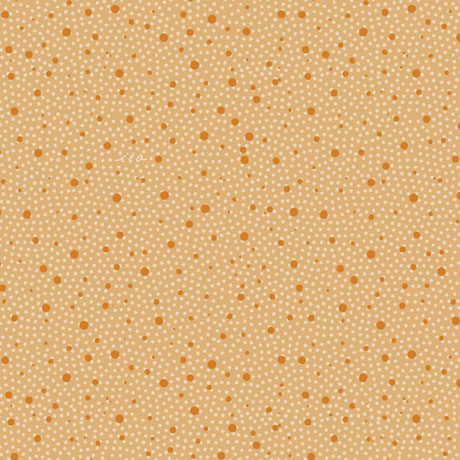 Quilting Treasures - Hippity Hop - Dots, Orange