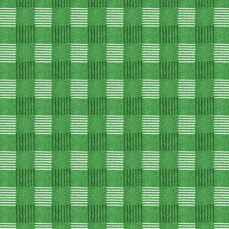 Quilting Treasures - Once Upon A Cabin - Plaid, Green