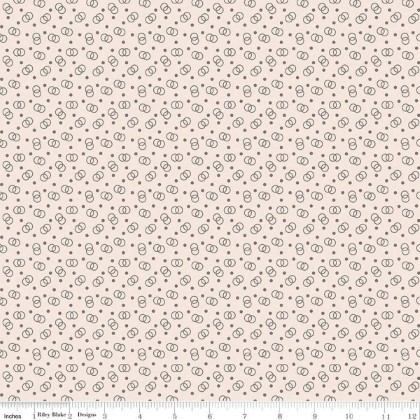 Riley Blake - Bee Backgrounds - Bee Dots, Milk Can