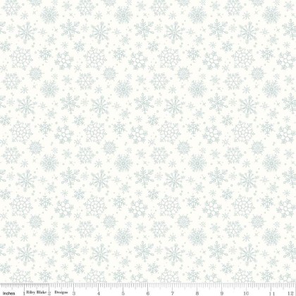 Riley Blake - Magical Winterland - Snowflake, Snow